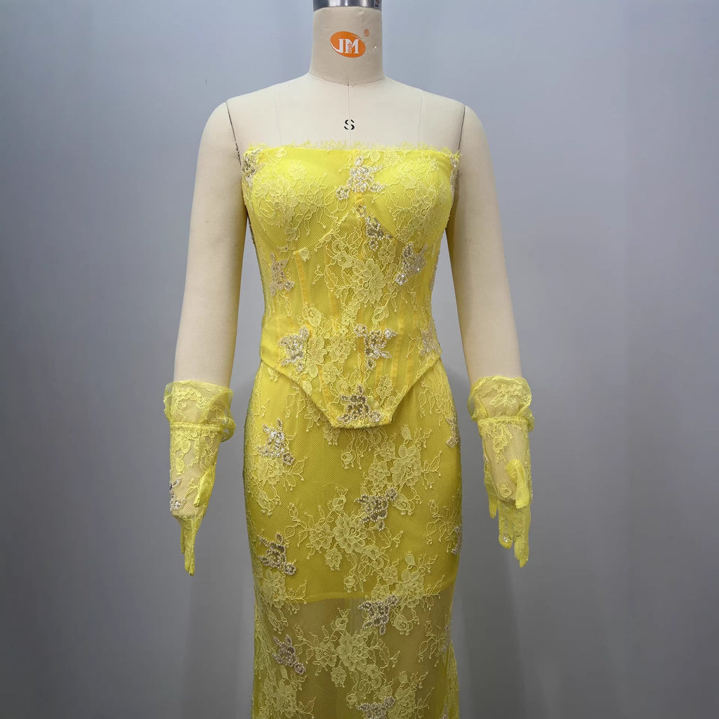 Fashionable Arrival Backless Off-Shoulder Lace Bodycon Dress